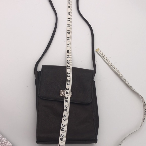 Fossil Brown Leather Cross Body Purse Bag - Picture 7 of 8